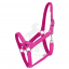 Ohlávka Basic Maxi - Barva popruhu Basic: neonově růžová, Barva podšití Basic: růžová